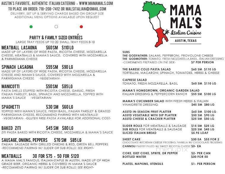 Mama Mal's Italian Cuisine - Austin, TX