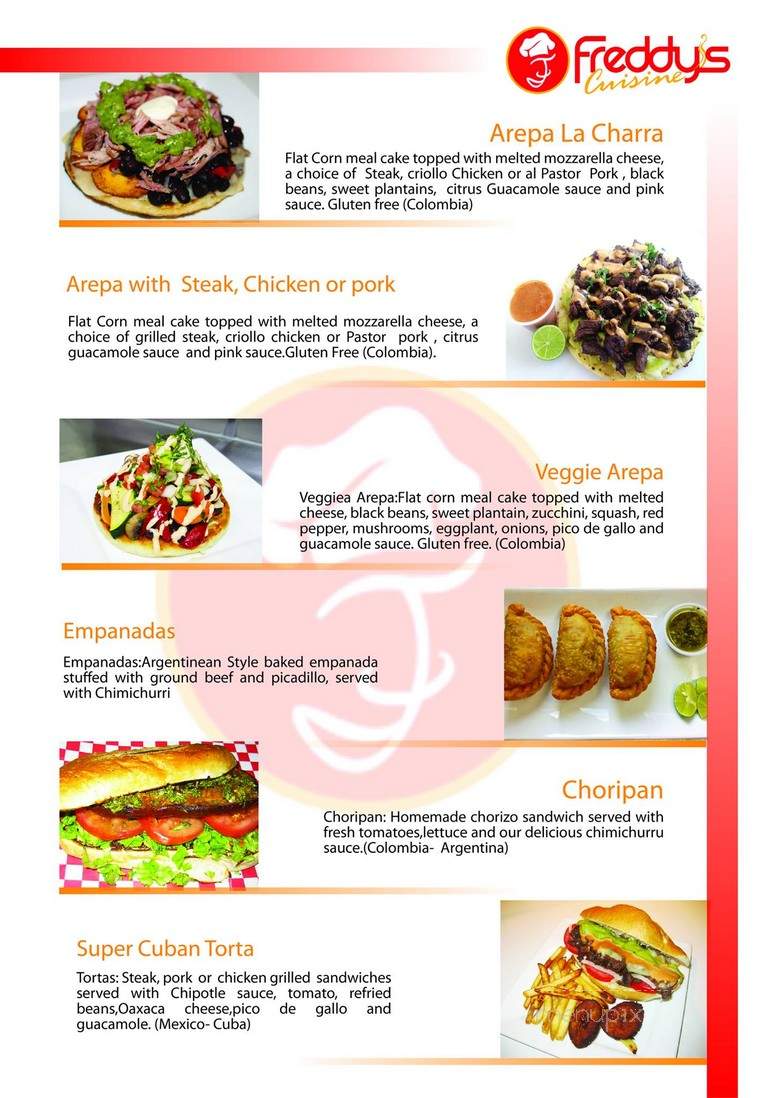 Freddy's Cuisine - Denver, CO menu_pic