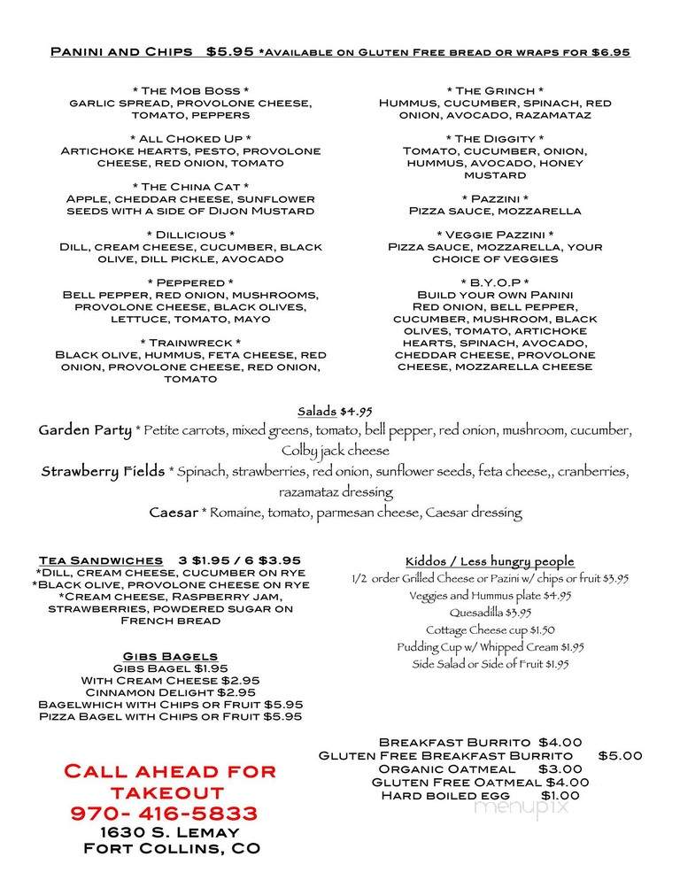 Blackbird Coffee House - Fort Collins, CO