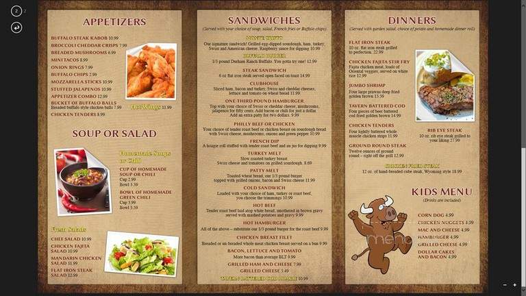 Hanks Cafe & Grill - Gillette, WY menu_pic