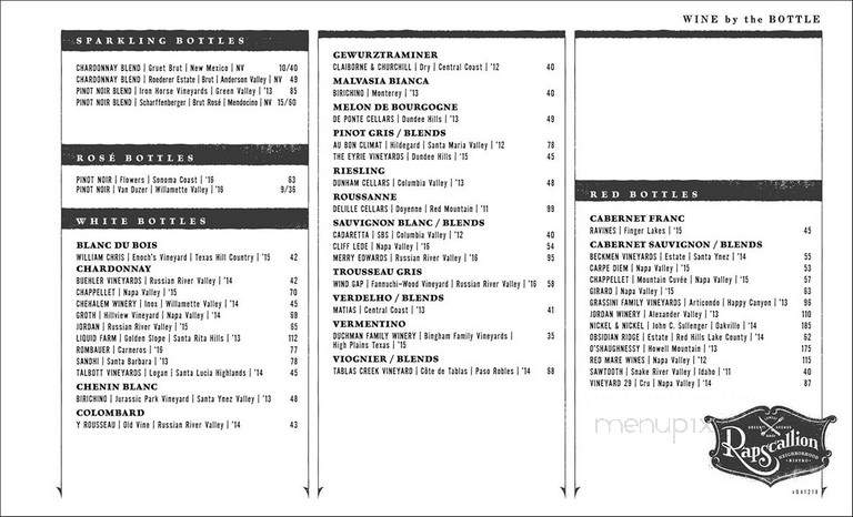 Rapscallion - Dallas, TX menu_pic