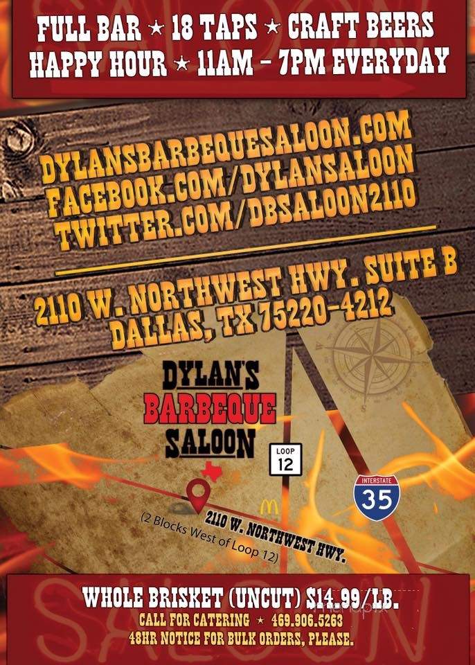 Dylan's Barbeque Saloon - Dallas, TX