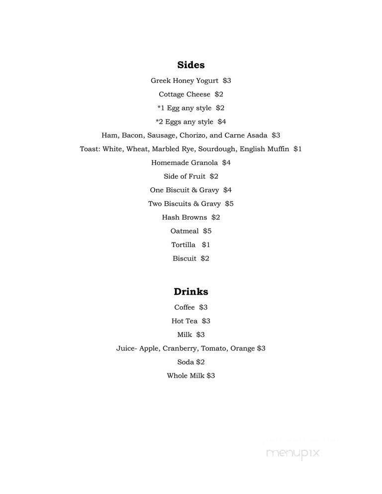 The Vineyard Cafe Sonoita - Sonoita, AZ menu_pic