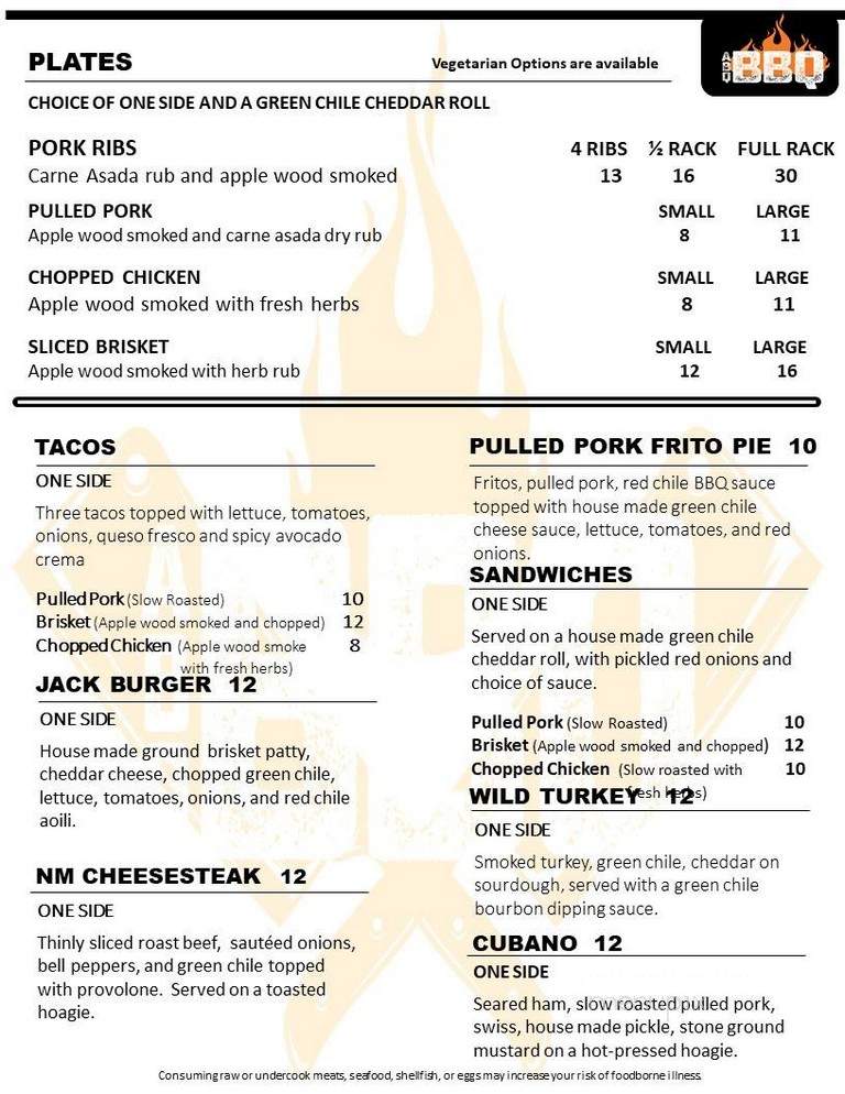 ABQ Canvas and Coffee - Los Ranchos de Albuquerque, NM menu_pic