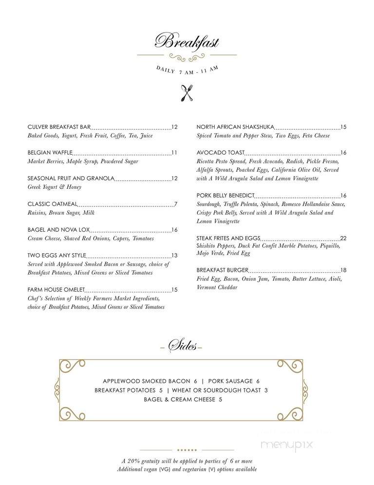 The Culver Studios Commissary - Culver City, CA menu_pic