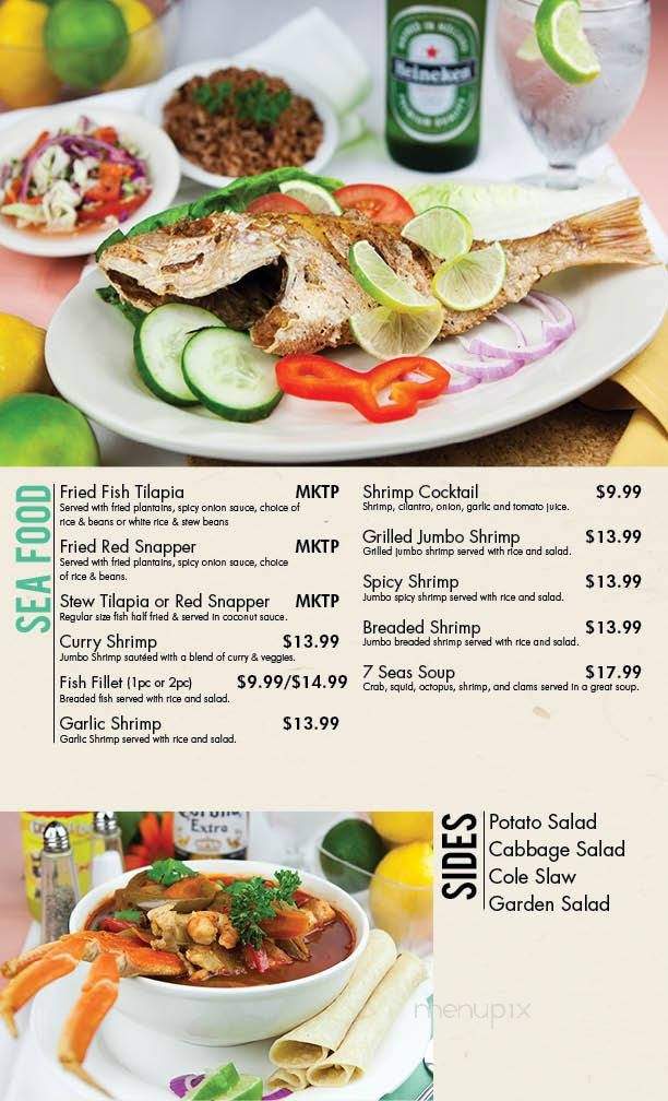 Mar's Caribbean Gardens - Gardena, CA menu_pic