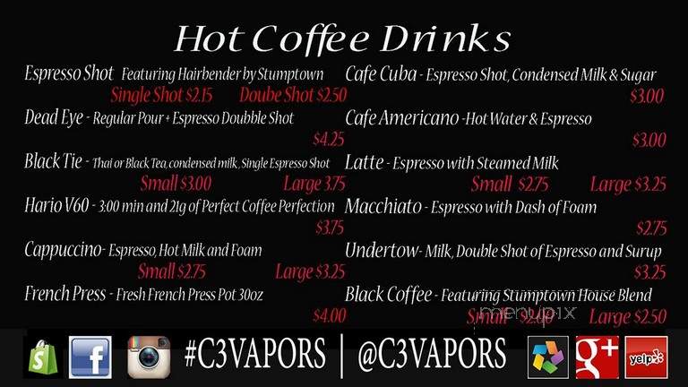 C3 Vapors And Coffee Shop - Costa Mesa, CA