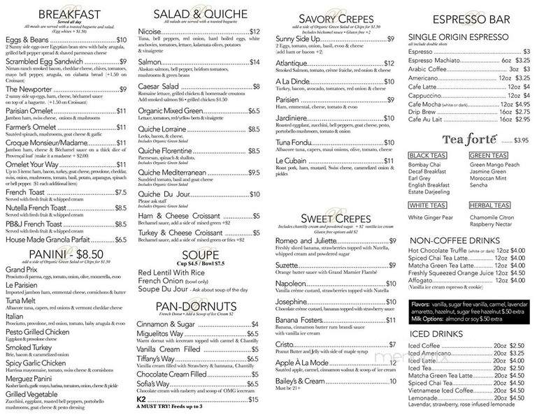 Pandor Artisan Boulangerie & Cafe - Anaheim, CA menu_pic