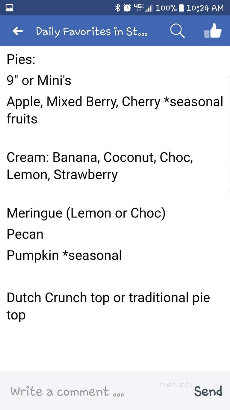 Mike's Pastry Shop - Antioch, CA menu_pic