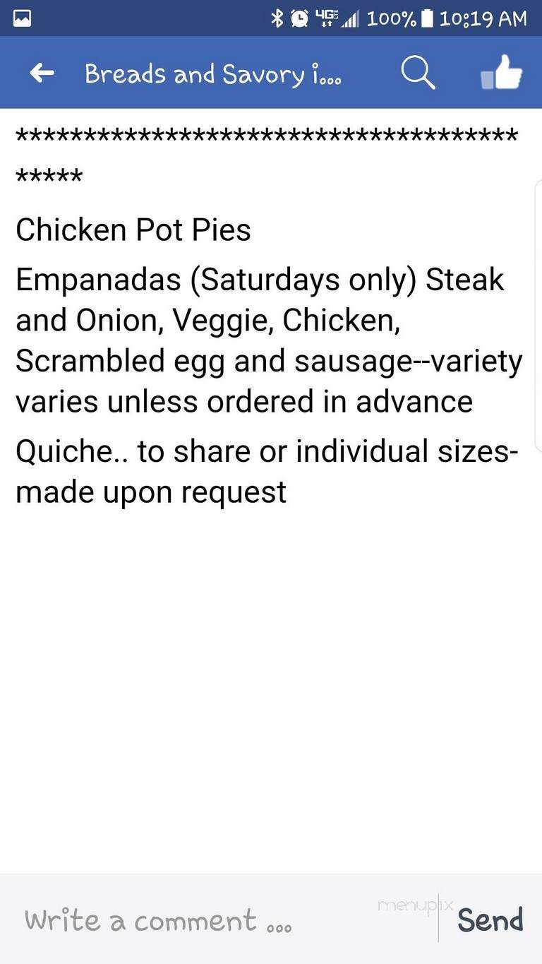 Mike's Pastry Shop - Antioch, CA menu_pic