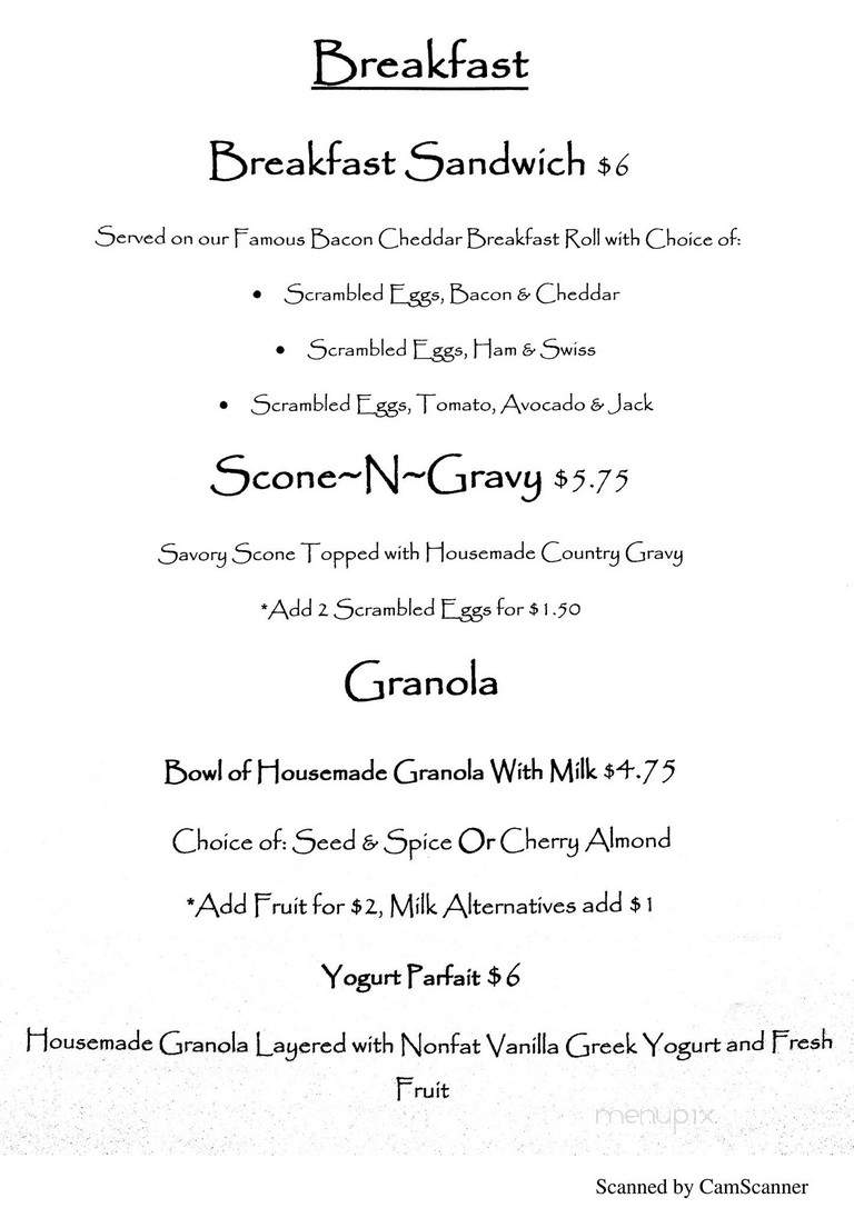 Country Harvest Bakery - Lincoln, CA menu_pic