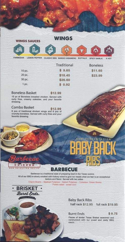 Ice House Sports Bar & Grill - Brownsville, TX menu_pic