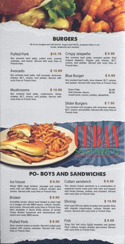Ice House Sports Bar & Grill - Brownsville, TX menu_pic