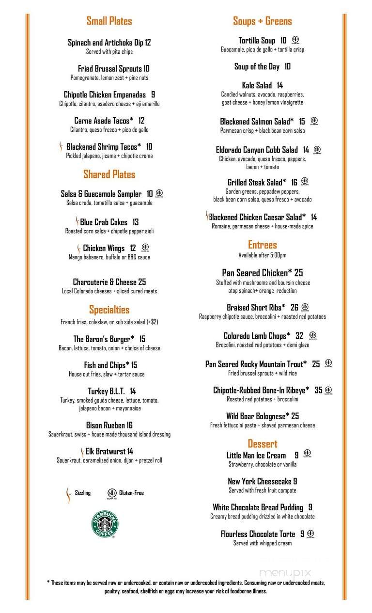 Fire + Spice Restaurant - Aurora, CO menu_pic