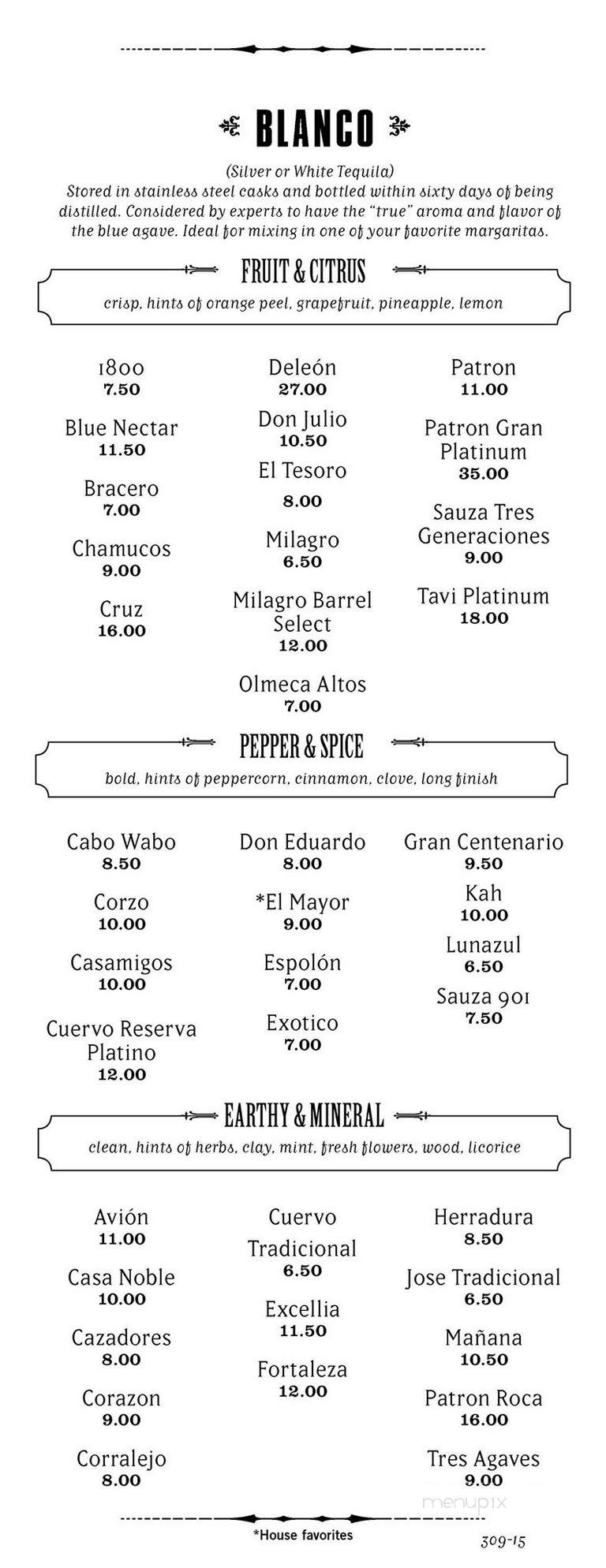 Casa Del Matador - Meridian, ID menu_pic