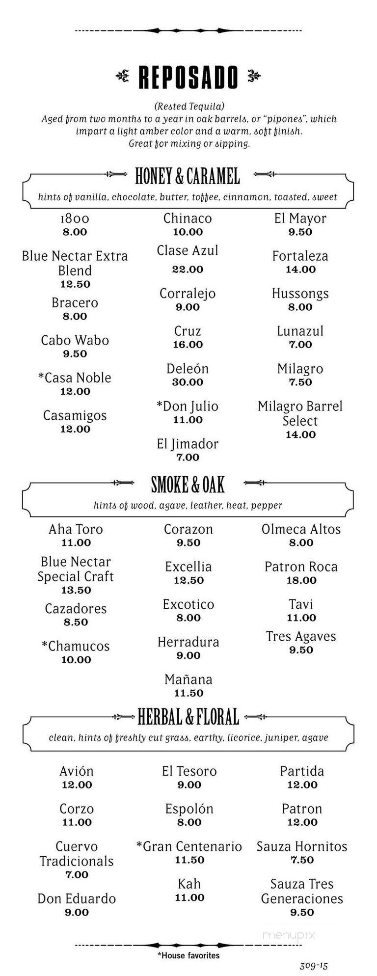 Casa Del Matador - Meridian, ID menu_pic