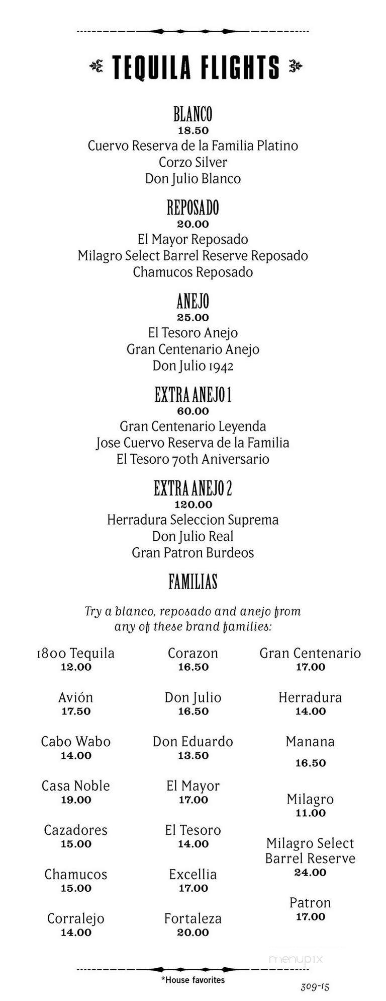 Casa Del Matador - Meridian, ID menu_pic