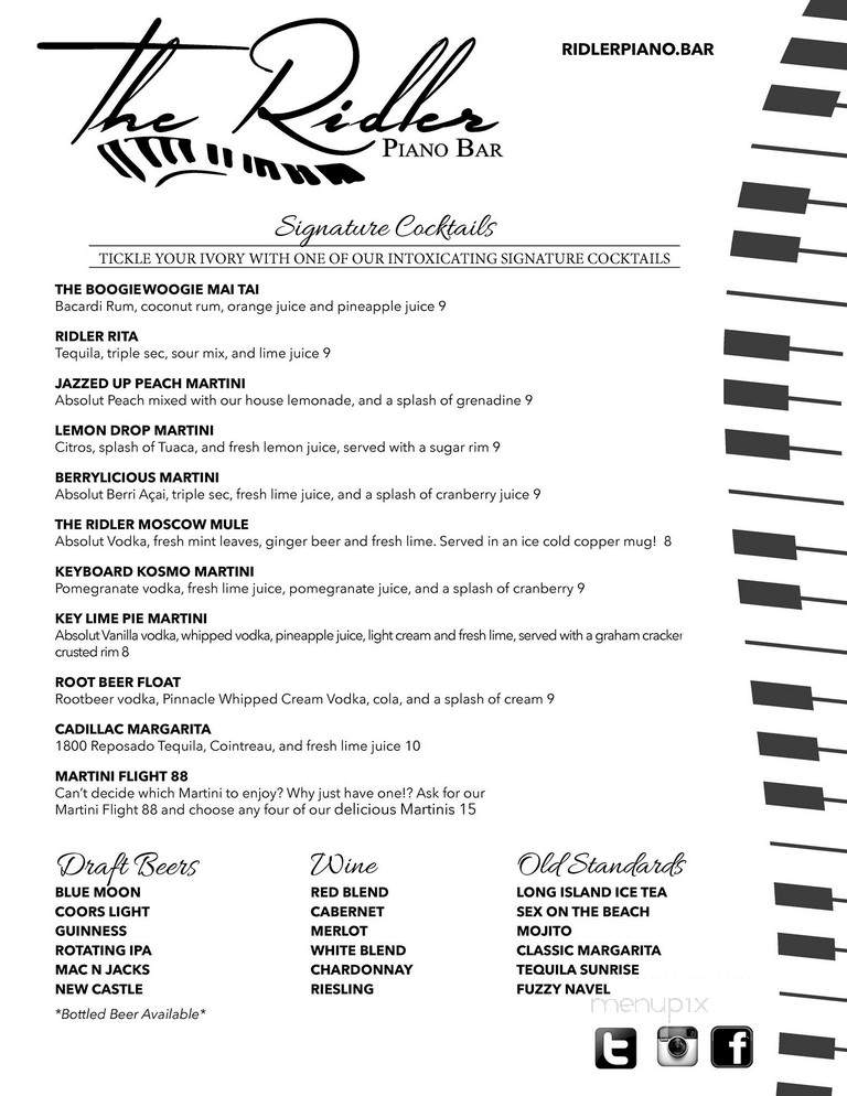 The Ridler Piano Bar - Spokane, WA