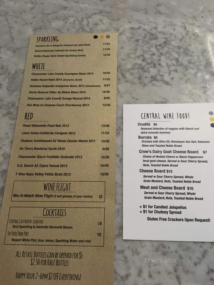 Central Wine Bar - Phoenix, AZ