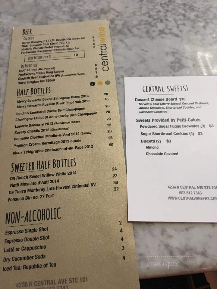 Central Wine Bar - Phoenix, AZ