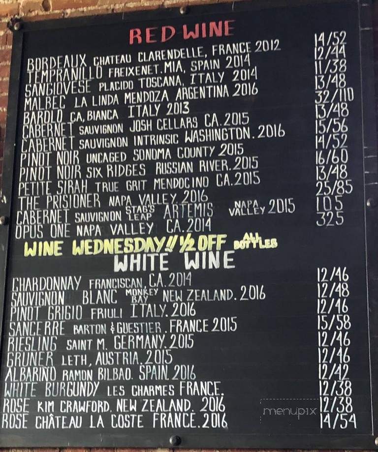 The Otheroom - Los Angeles, CA menu_pic