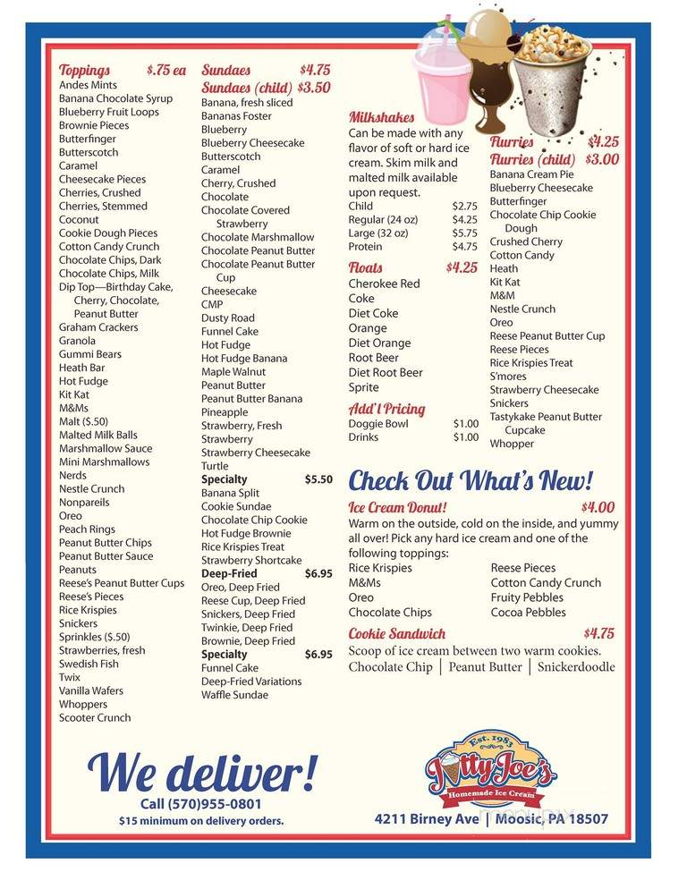 Jitty Joe's - Moosic, PA menu_pic