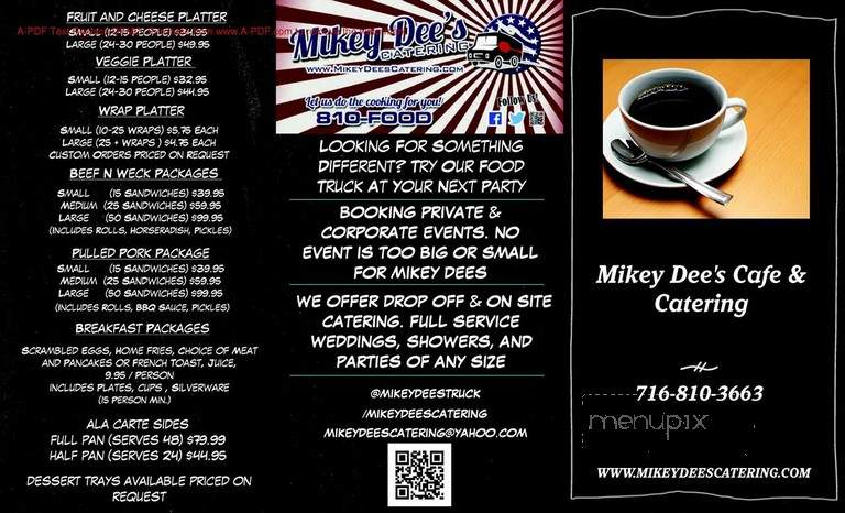 Mikey Dees Catering - Elma, NY