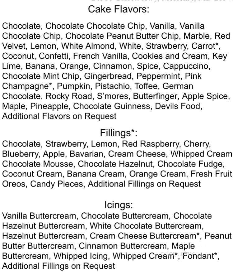 Mountain Flour Bakery - McHenry, MD menu_pic