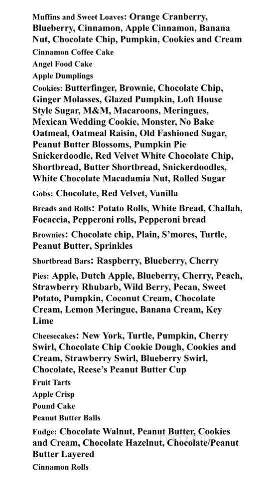 Mountain Flour Bakery - McHenry, MD menu_pic