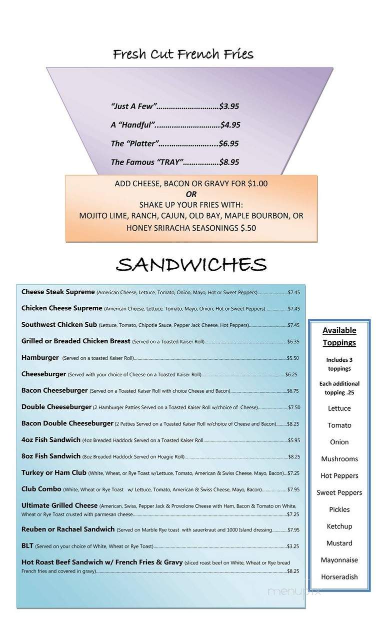 Spruce Creek Bakery - Spruce Creek, PA menu_pic