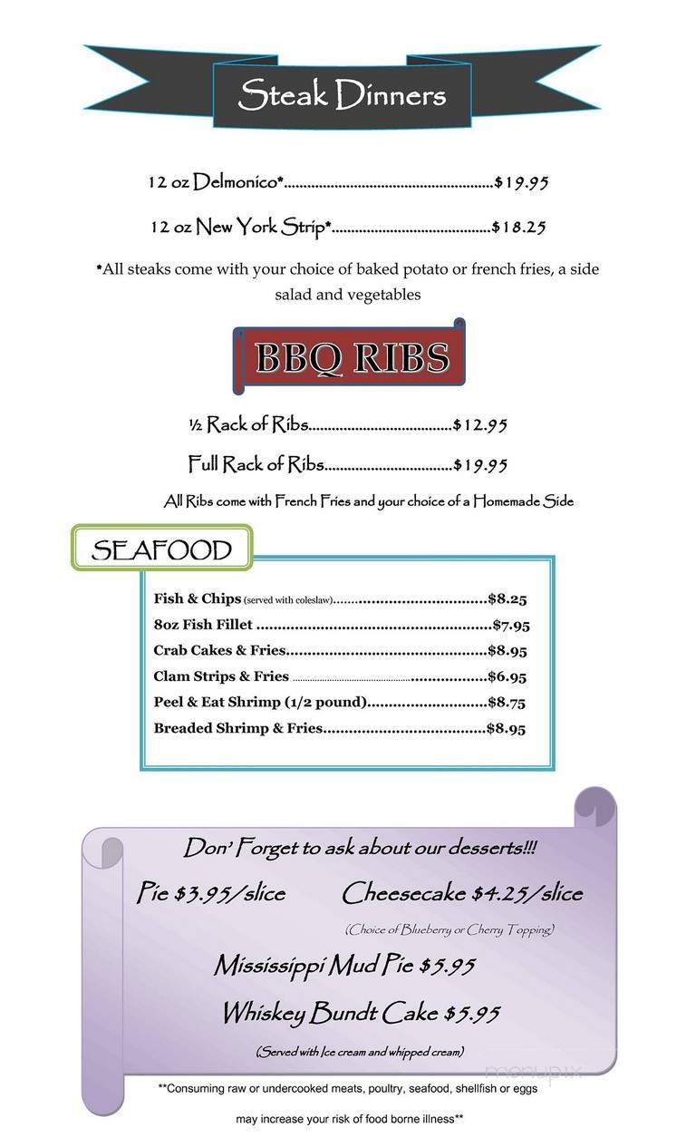 Spruce Creek Bakery - Spruce Creek, PA menu_pic