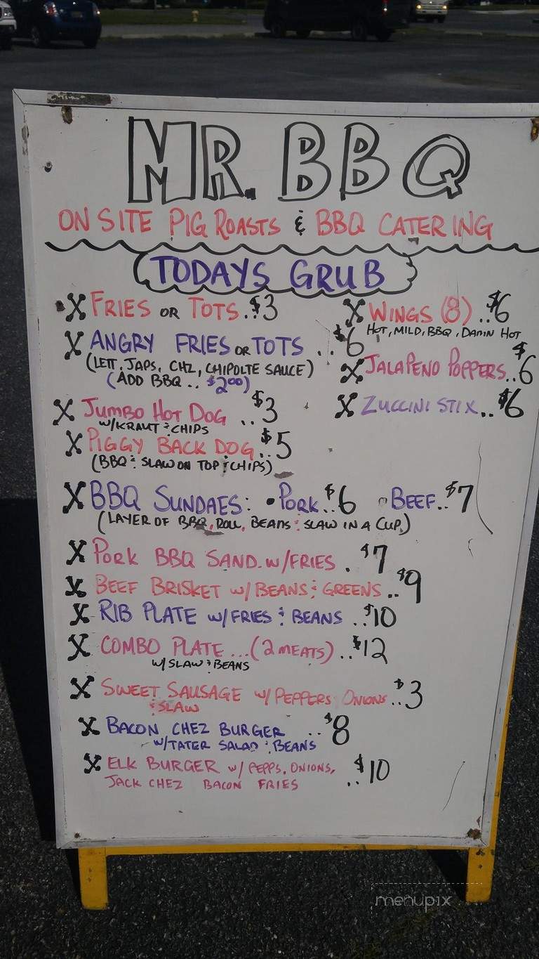 Mr Barbque Pig Roast & BBQ Catering - Milford, DE menu_pic