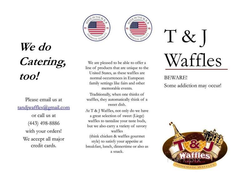 T&J Waffles - Clarksville, MD