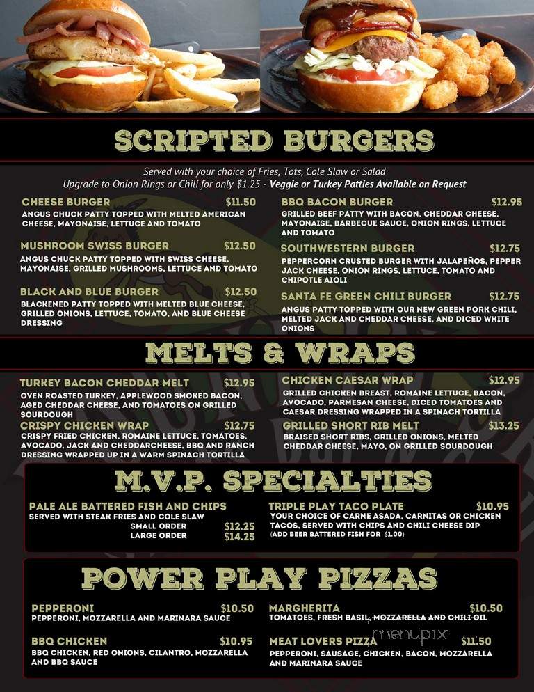Roundin' 3rd - Long Beach, CA menu_pic