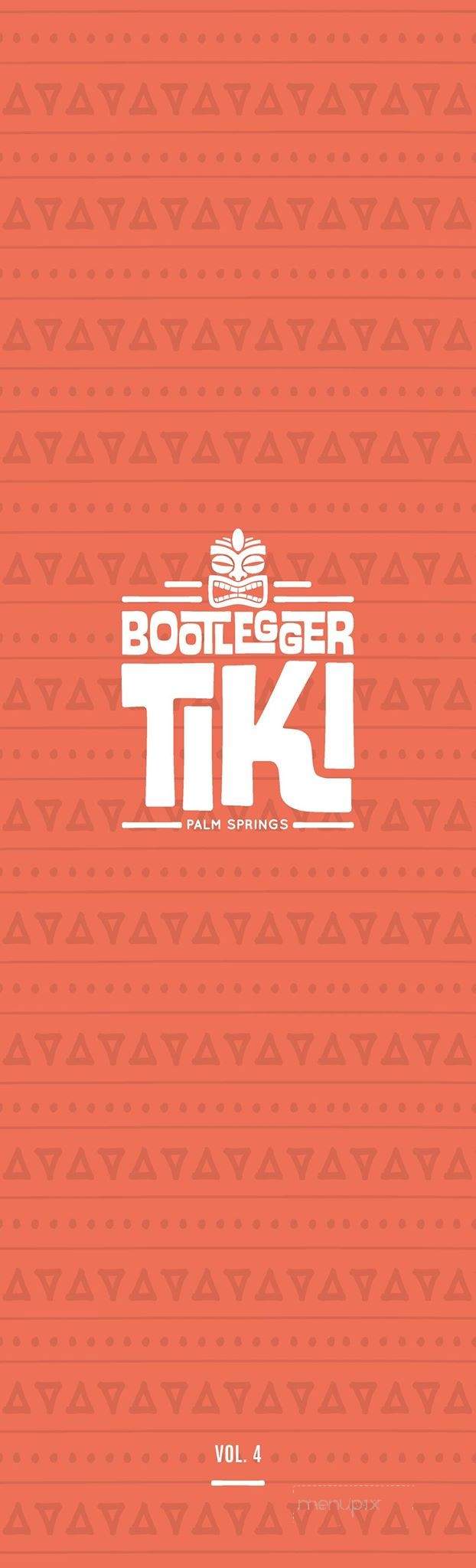 Bootlegger Tiki - Palm Springs, CA menu_pic