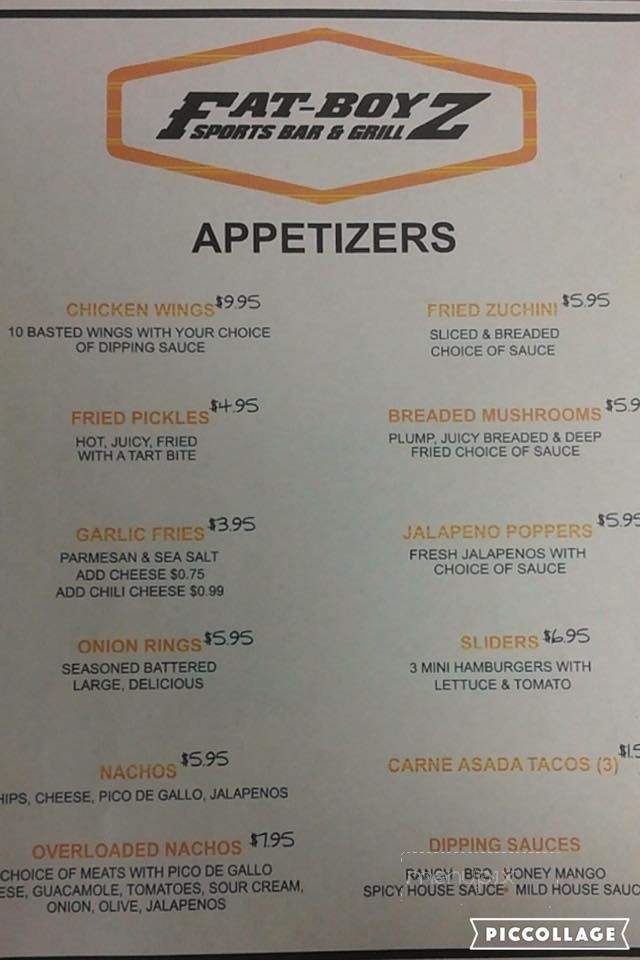 Fatboyz Sports Bar & Grill - Lindsay, CA menu_pic