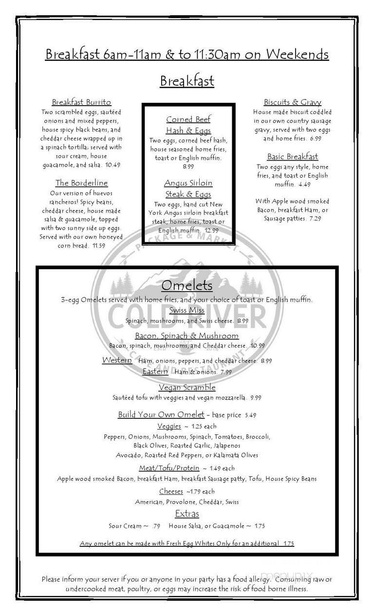 Cold River Cafe - Charlemont, MA