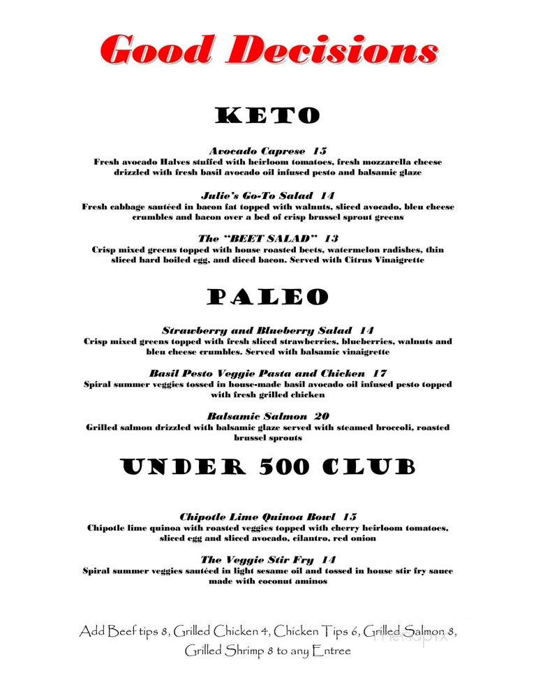 The Ice House - Medfield, MA menu_pic
