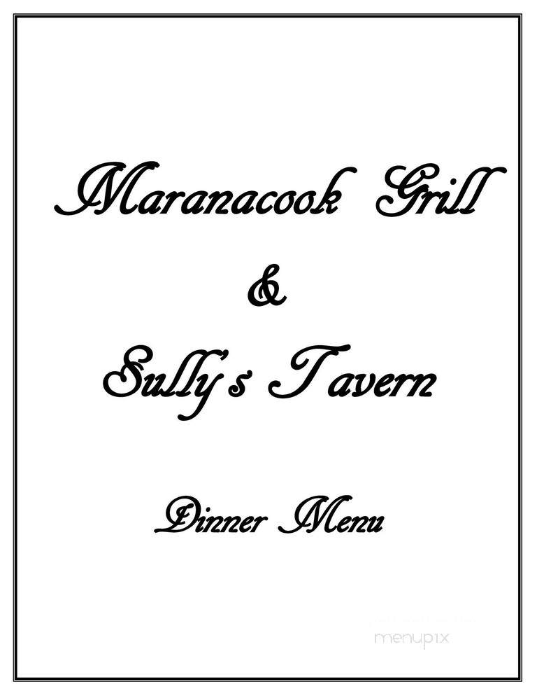 Maranacook Grill - Winthrop, ME menu_pic