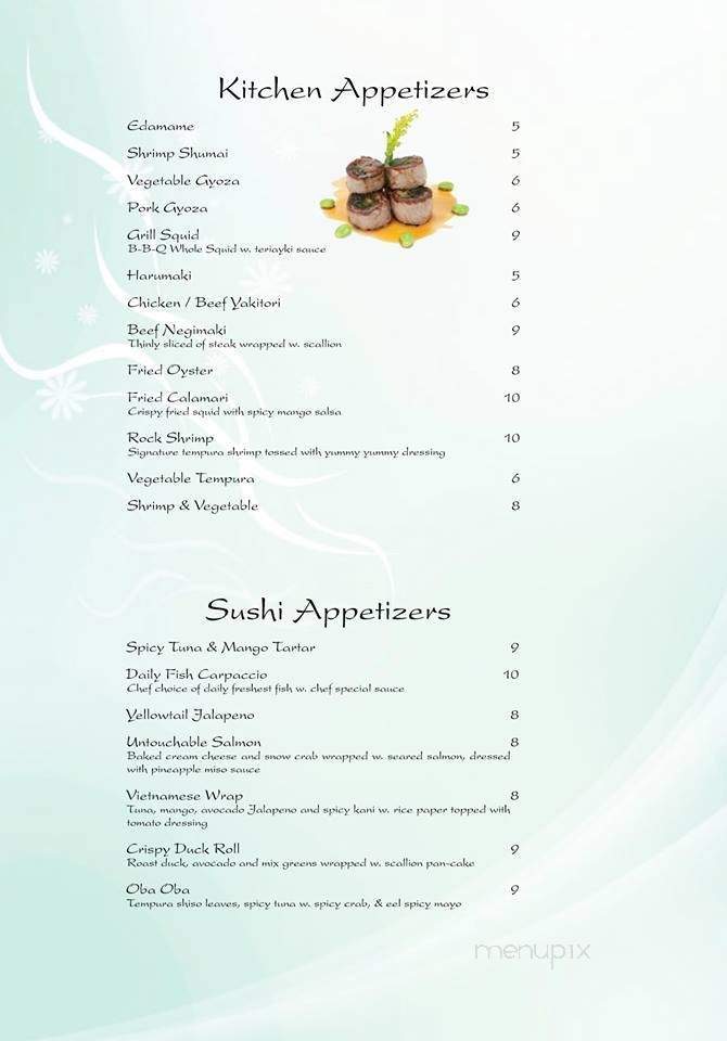 Nikko Hibachi Steakhouse & Lounge - Fairfield, NJ menu_pic