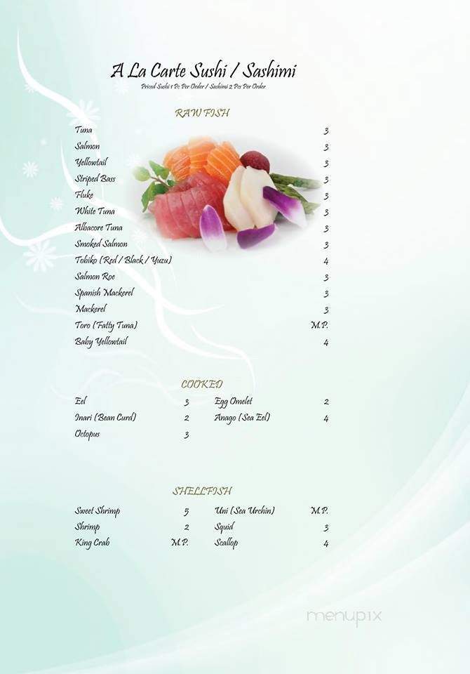 Nikko Hibachi Steakhouse & Lounge - Fairfield, NJ menu_pic