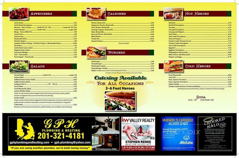 Demarest Pizzeria - Demarest, NJ menu_pic