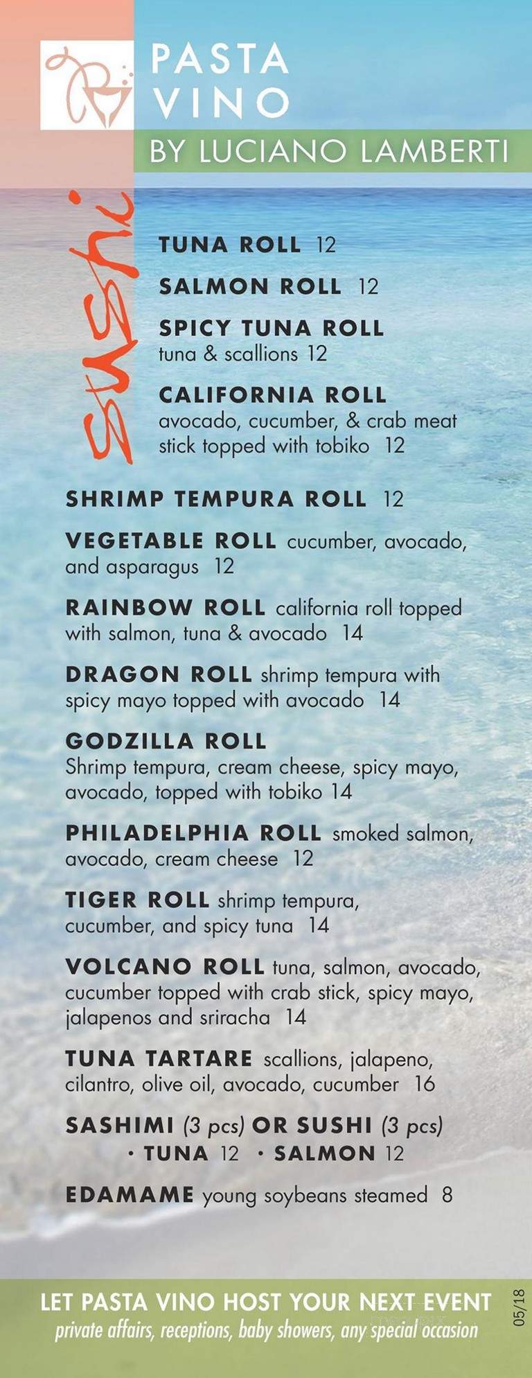 Pasta Vino - Berlin, NJ menu_pic