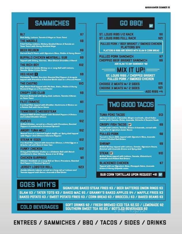 Shore Fire Grille - Surf City, NJ menu_pic