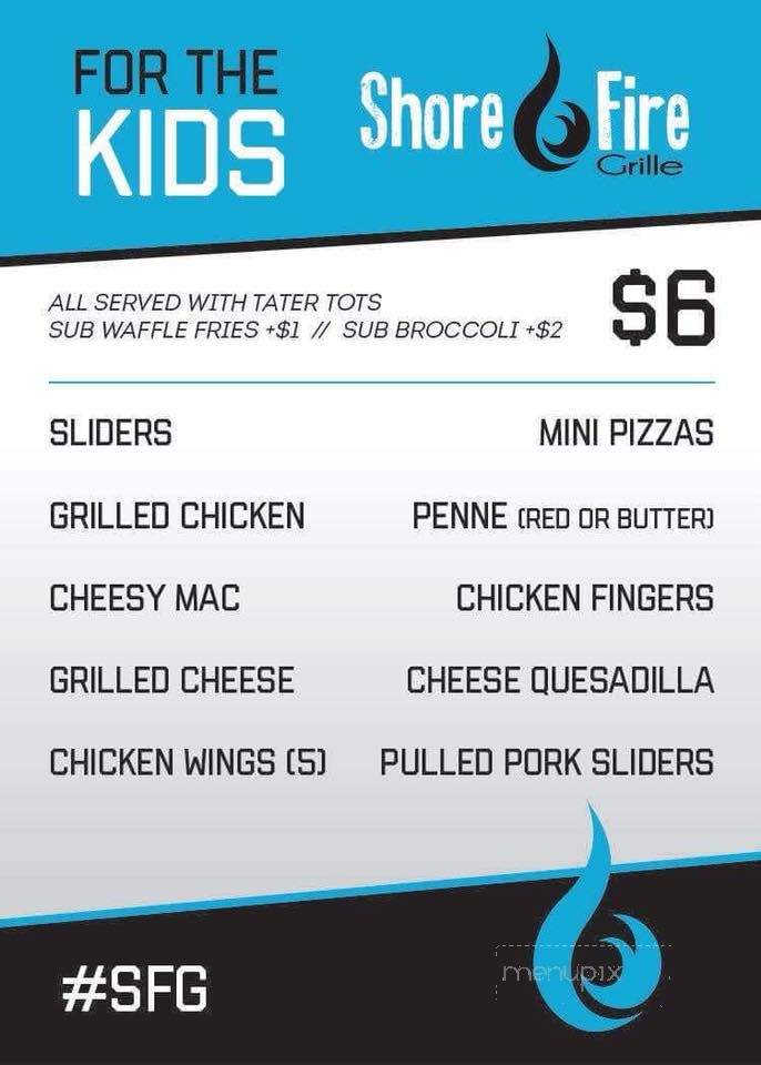 Shore Fire Grille - Surf City, NJ menu_pic