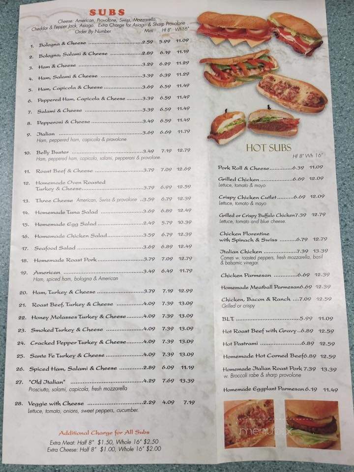 Fd Subs - Hamilton, NJ menu_pic