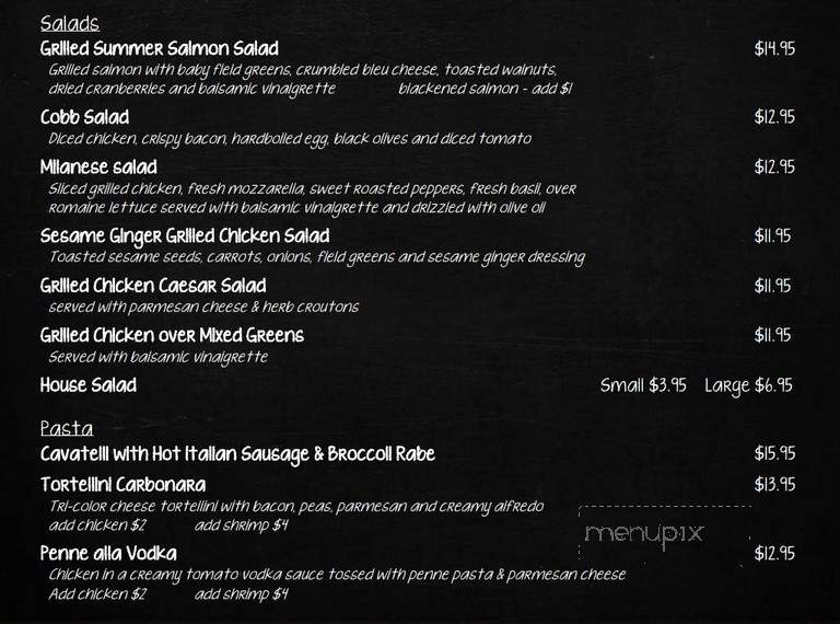 Babe's - West Haverstraw, NY menu_pic