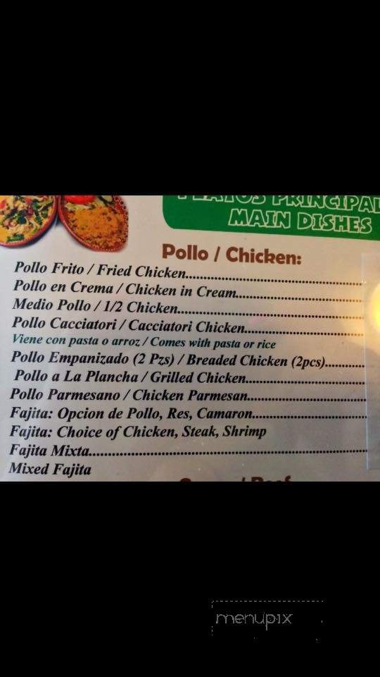 El Mana - Spring Valley, NY menu_pic