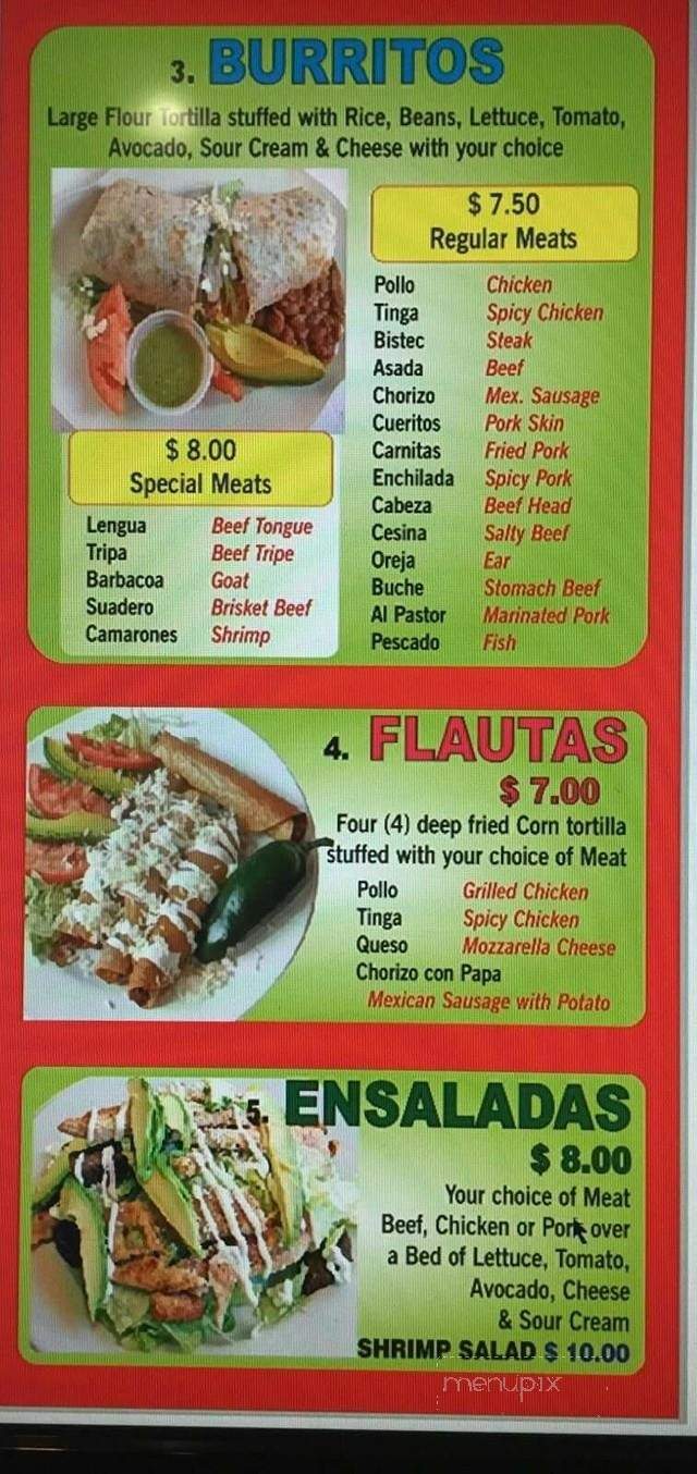 Tacos El Dorado - Brooklyn, NY menu_pic