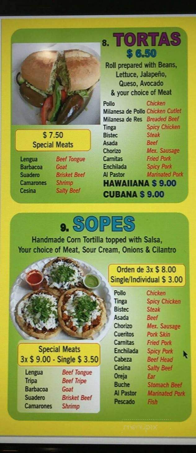 Tacos El Dorado - Brooklyn, NY menu_pic